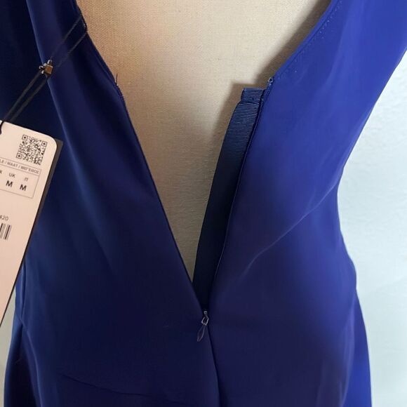 Zara Woman Princess Seams Sleeveless V Back Mini Dress Size Medium NWT - Picture 8 of 11
